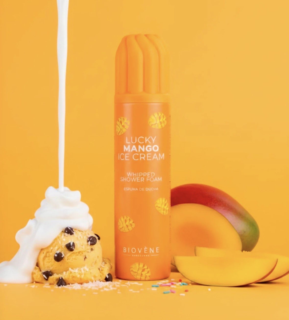 Chantilly de douche mangue glacé 250ml 🥭