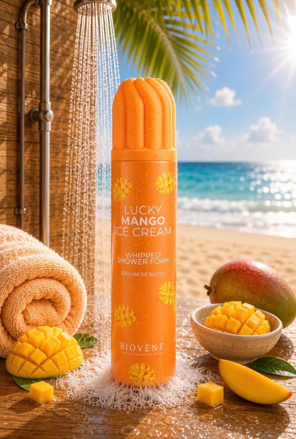Chantilly de douche mangue glacé 250ml 🥭