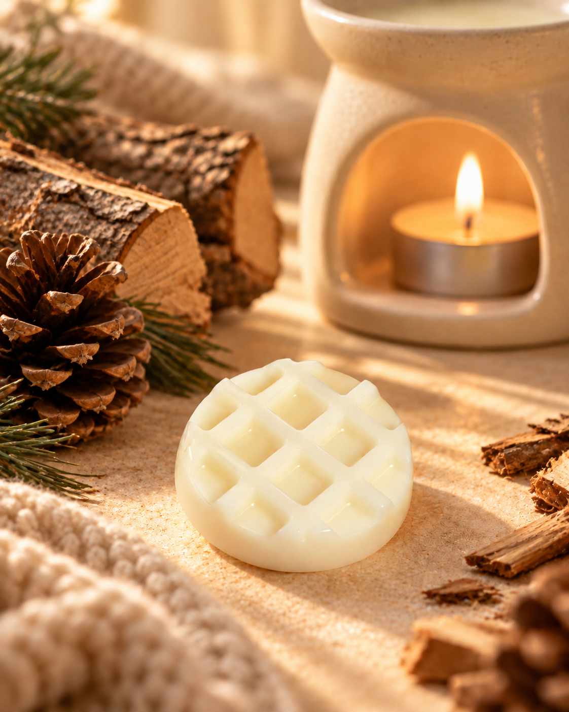 Fondant parfumé Feu de bois