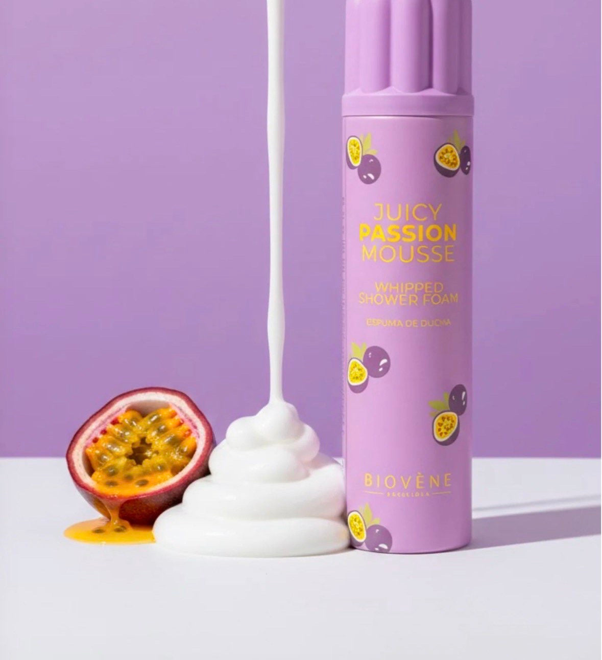 Chantilly de douche fruit de la passion exotique 250ml